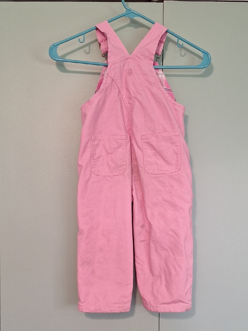 Carhartt Pink Overalls Size 2t - Picture 5 of 9